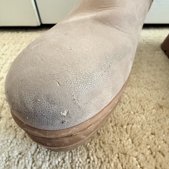 MIA Tan Platform Ankle Booties - Picture 2 of 8